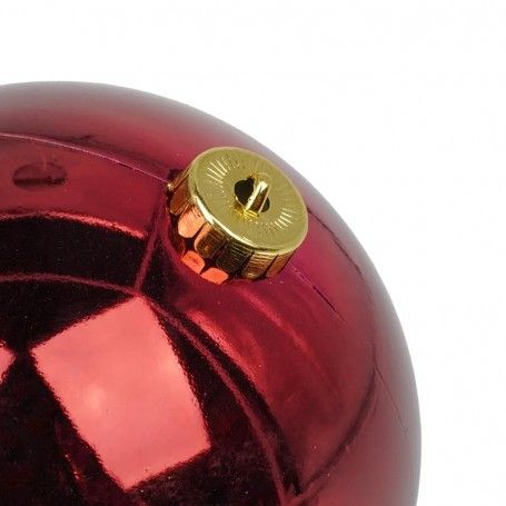 Palle di Natale in Plastica Lucide D.15 cm Confezione da 2 Pezzi