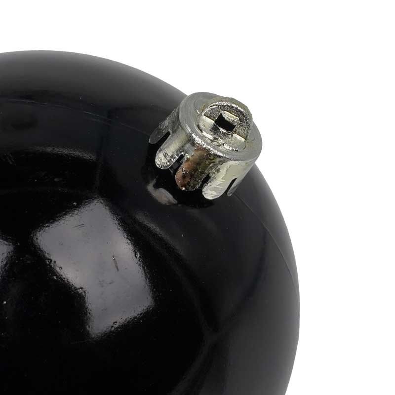 Palle di Natale in Plastica Lucide D.10 cm Confezione da 6 Pz