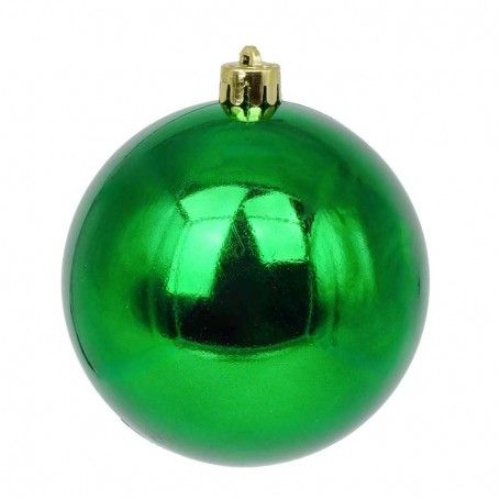 Palle di Natale in Plastica Lucide D.10 cm Confezione da 6 Pz