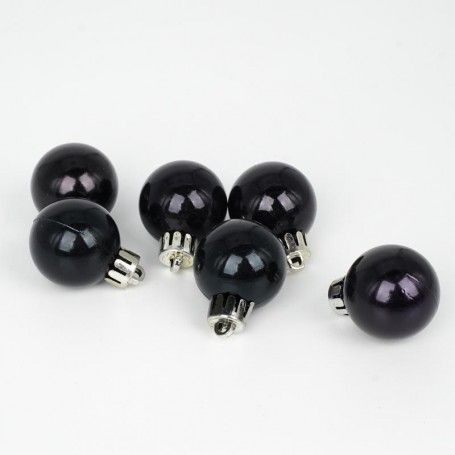 Palle di Natale in Plastica Lucide D.3 cm Confezione da 36 Pz