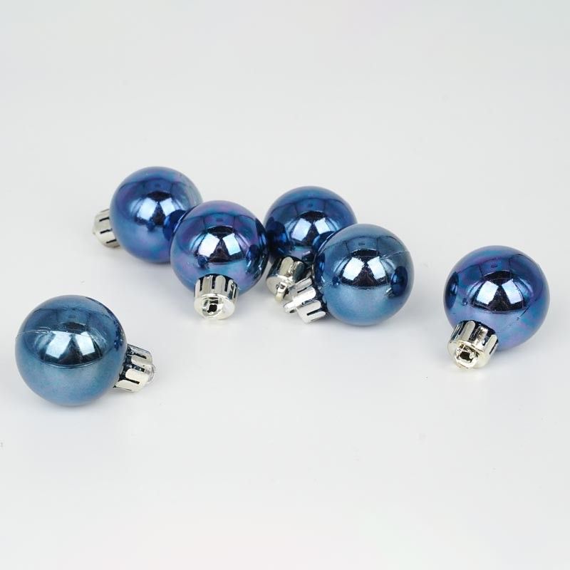 Palle di Natale in Plastica Lucide D.3 cm Confezione da 36 Pz