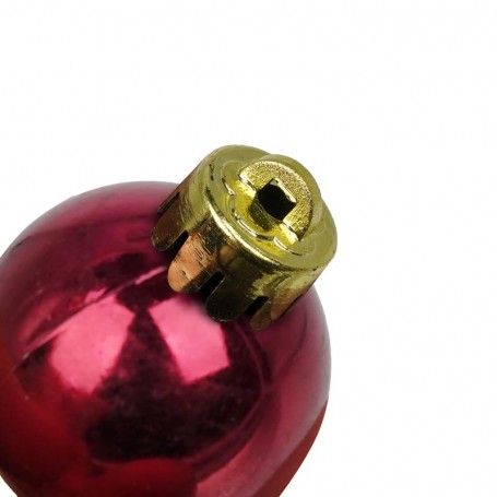 Palle di Natale in Plastica Lucide D.3 cm Confezione da 36 Pz