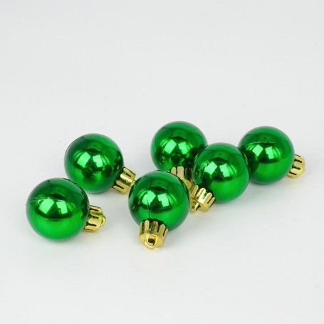 Palle di Natale in Plastica Lucide D.3 cm Confezione da 36 Pz