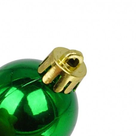 Palle di Natale in Plastica Lucide D.3 cm Confezione da 36 Pz