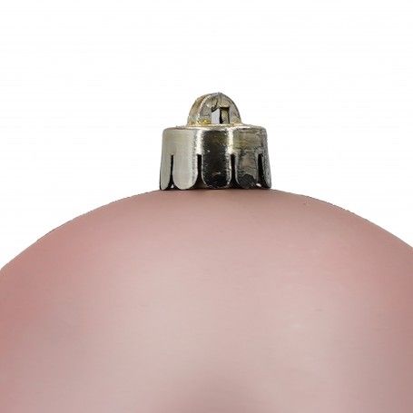 Palle di Natale in Plastica Opache D.10 cm Confezione da 6 Pz