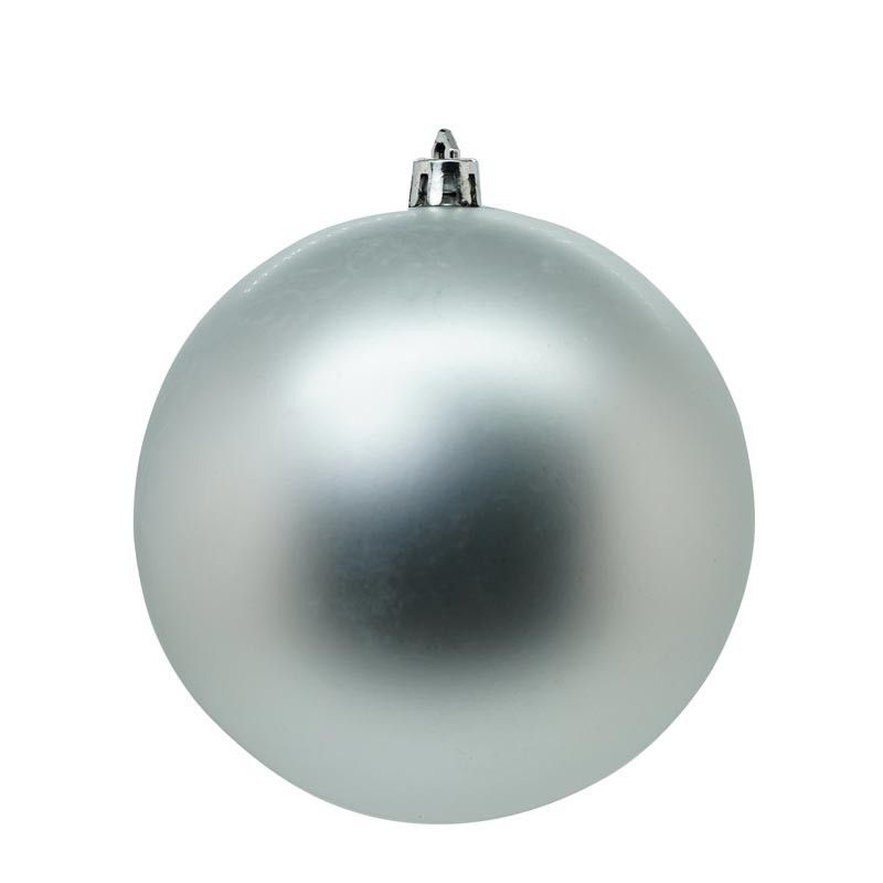 Palle di Natale in Plastica Lucide e Opache D.10 cm Conf. da 4 Pz