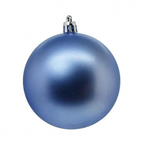 Palle di Natale in Plastica Opaco D.8 cm Conf. da 12 Pz