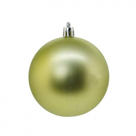 Palle di Natale in Plastica Opaco D.8 cm Conf. da 12 Pz