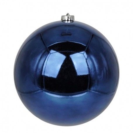 Palla di Natale in Plastica Lucida D.20 cm Conf. da 1 Pz