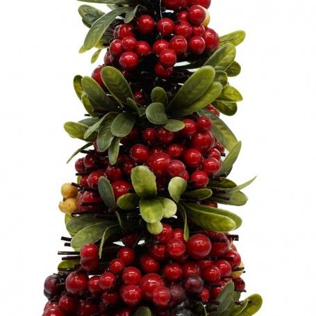 Alberello Natalizio con Bacche 52x20 cm