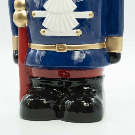 Schiaccianoci Portabiscotti Natalizio in Ceramica H.32 cm