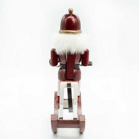 Schiaccianoci Natalizio su Cavallo a Dondolo H.30 cm