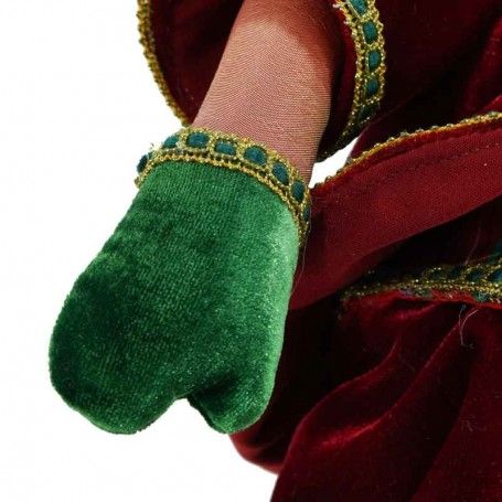 Elfo Natalizio Seduto H.50 cm