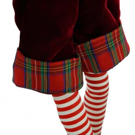 Elfo Natalizio Seduto H.50 cm