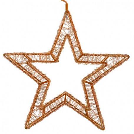 Stella Luminosa in 3D Color Rame, 50x38 cm, 2880 Micro Led