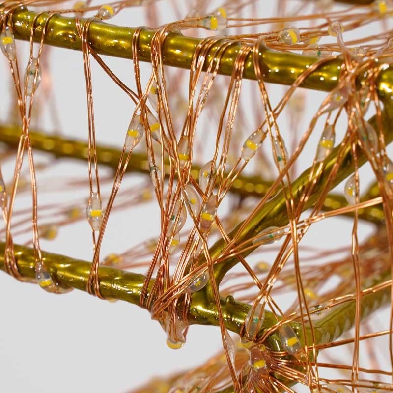 Stella Luminosa in 3D Color Rame, 70x51 cm, 4800 Micro Led