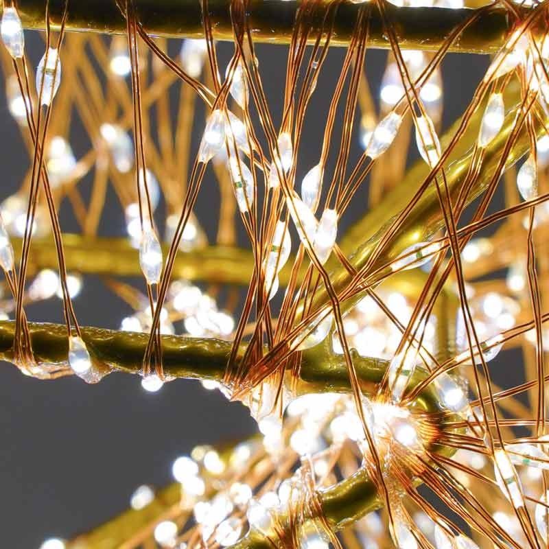 Stella Luminosa in 3D Color Rame, 70x51 cm, 4800 Micro Led