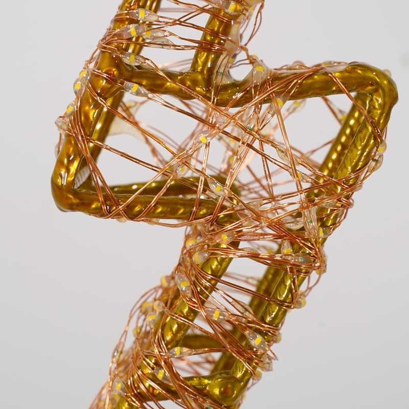 Albero Luminoso in 3D Color Rame, H.70 cm, 3360 Micro Led