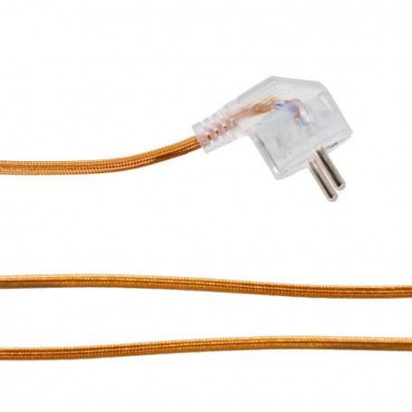 Corona Luminosa in 3D, Color Rame, Ø 45 cm, 960 Micro Led