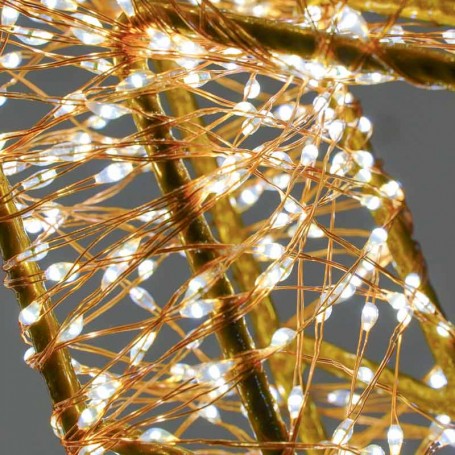 Albero Luminoso in 3D Color Rame, H.120 cm, 7680 Micro Led