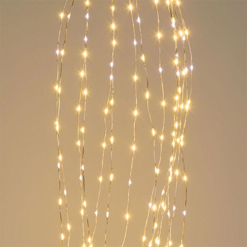 Ramo con 250 Luci Led Bianco Caldo con Trasformatore