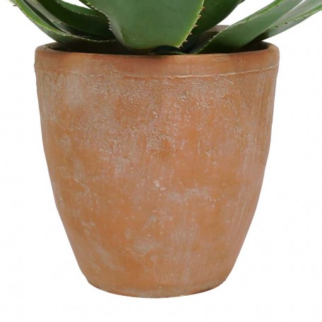 Pianta Agave Artificiale con Vaso in Terracotta H.56 cm