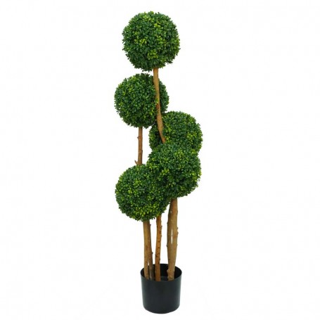 Pianta Bosso Artificiale con Tronchi in Legno