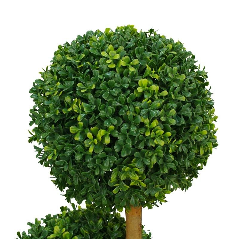 Pianta Bosso Artificiale con Tronchi in Legno