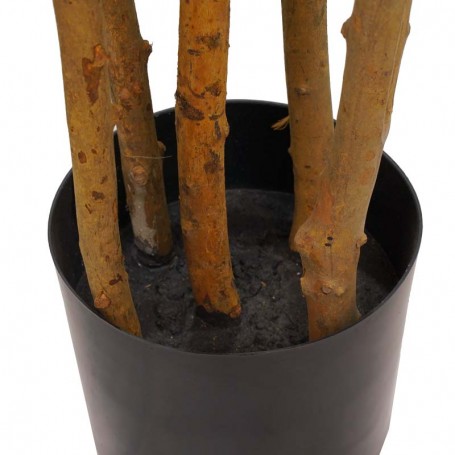 Pianta Bosso Artificiale con Tronchi in Legno