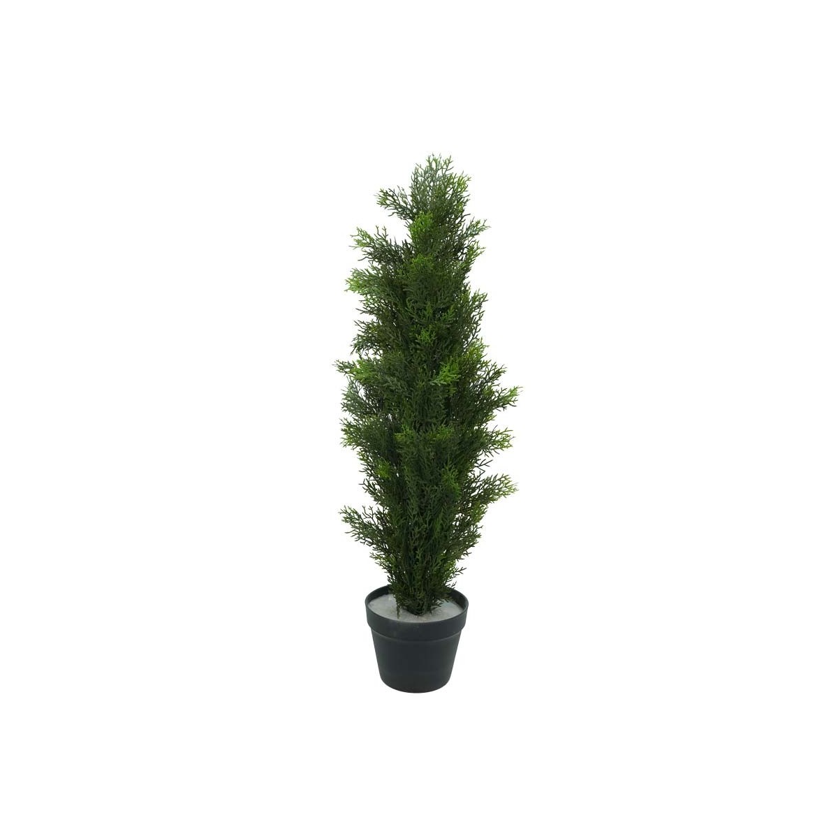 Decovego Orchidea Artificiale Con Vaso - Altezza 65 Cm, 21 Fiori E 9 Foglie - Pianta Finta In Tessuto E Plastica, Stelo Flessibile - Bianca
