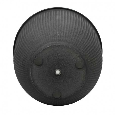 Vasi in Metallo Grigio Scuro Effetto Pietra