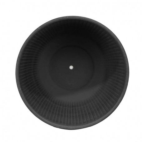 Vasi in Metallo Grigio Scuro Effetto Pietra