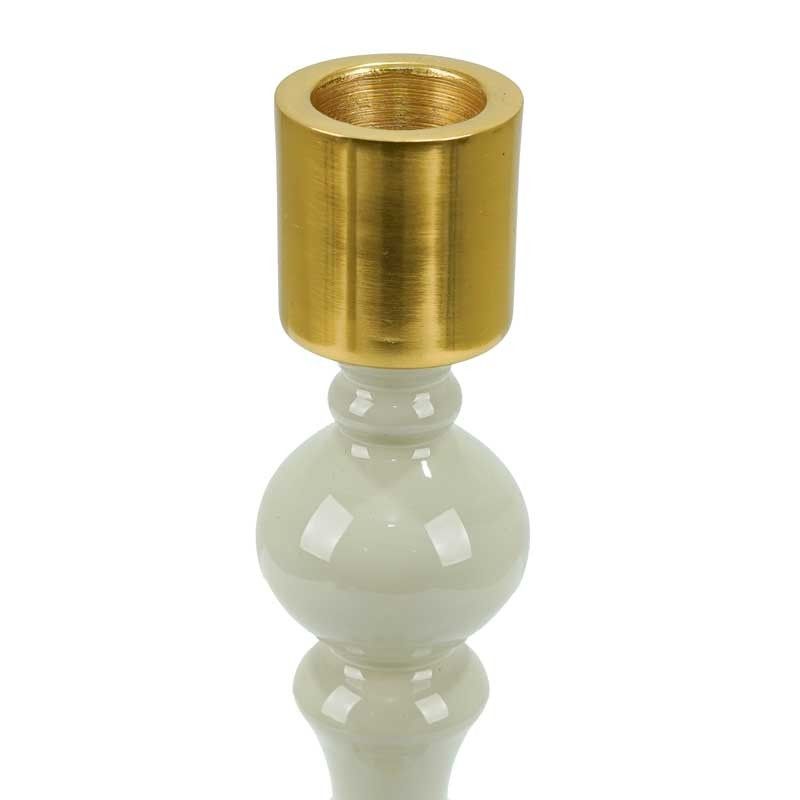 Candelabro in Alluminio Smaltato H.27,5 cm