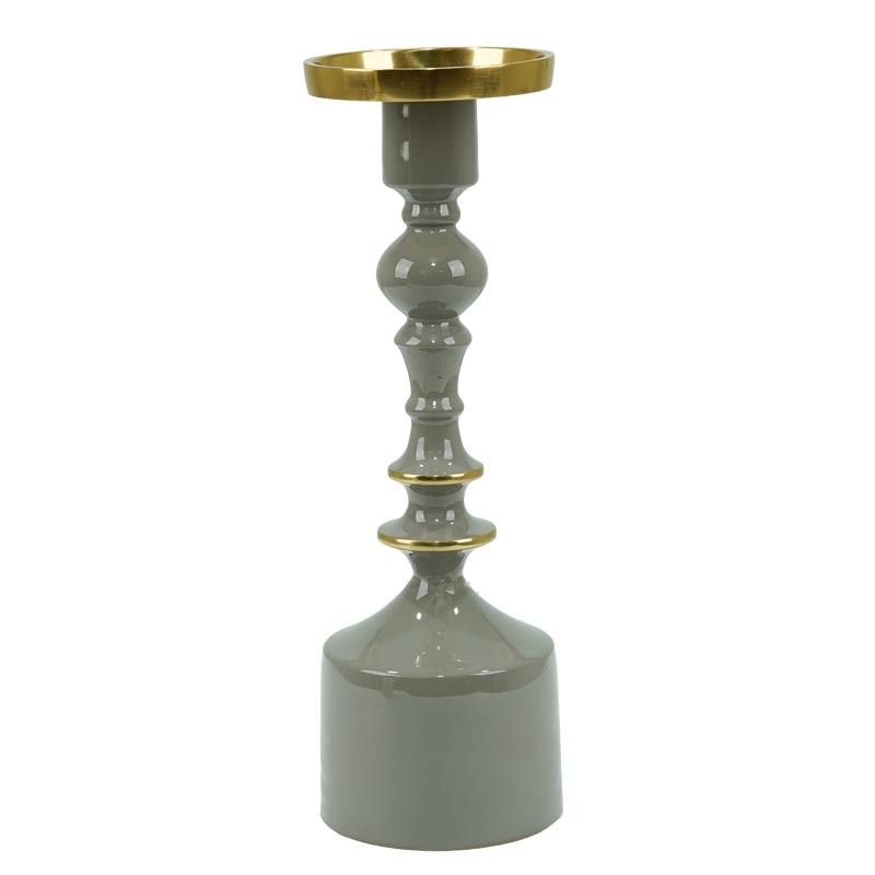 Candelabro in Alluminio Smaltato H.28 cm