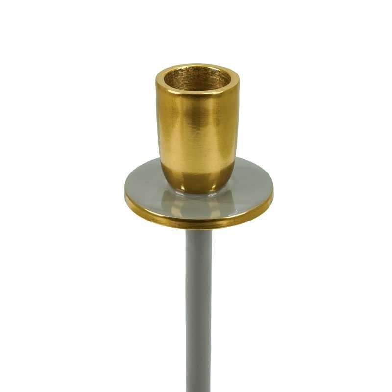 Candelabro Slim in Alluminio Smaltato H.26 cm
