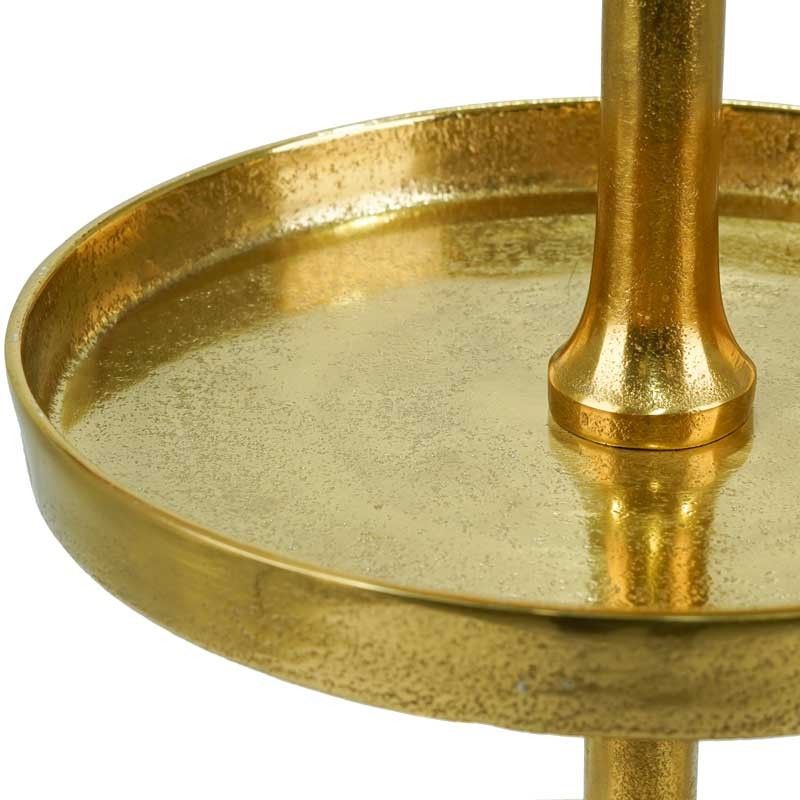 Alzatina in Alluminio Dorata