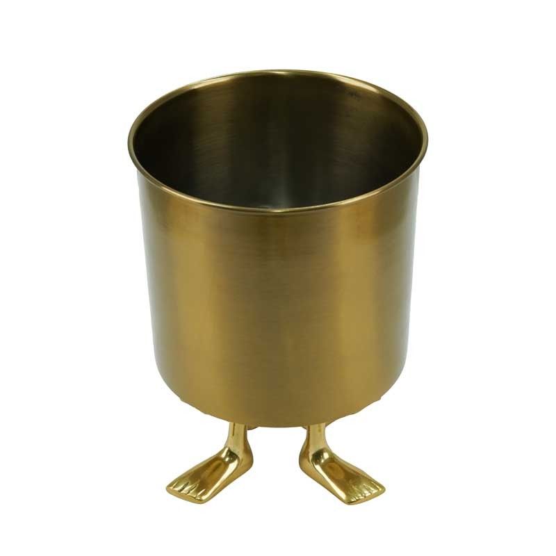 Vaso in Alluminio Oro Opaco