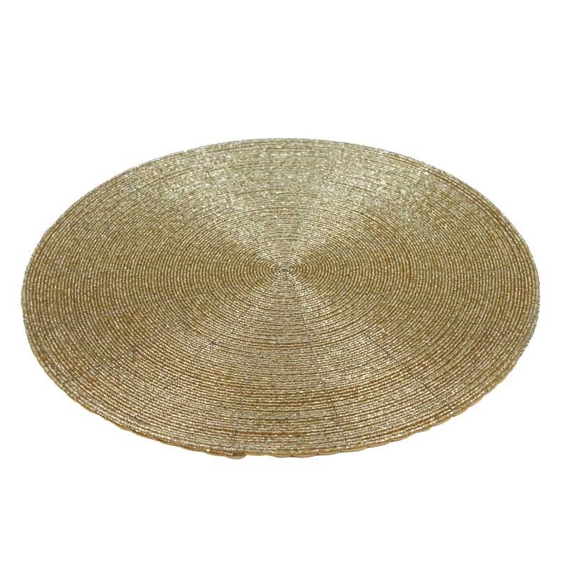 Sottopiatto Natalizio con Perline D.35 cm