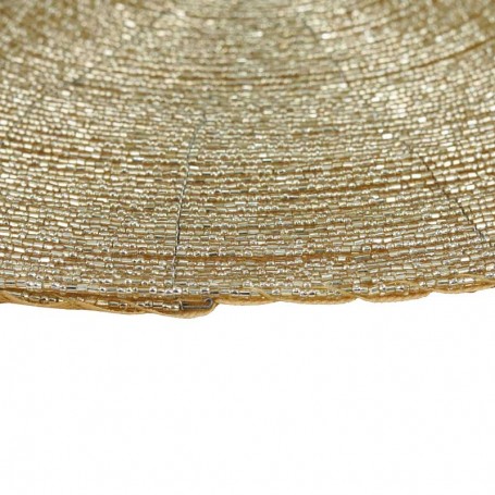 Sottopiatto Natalizio con Perline D.35 cm