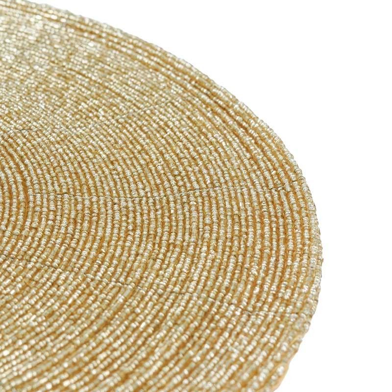 Sottopiatto Natalizio con Perline D.35 cm