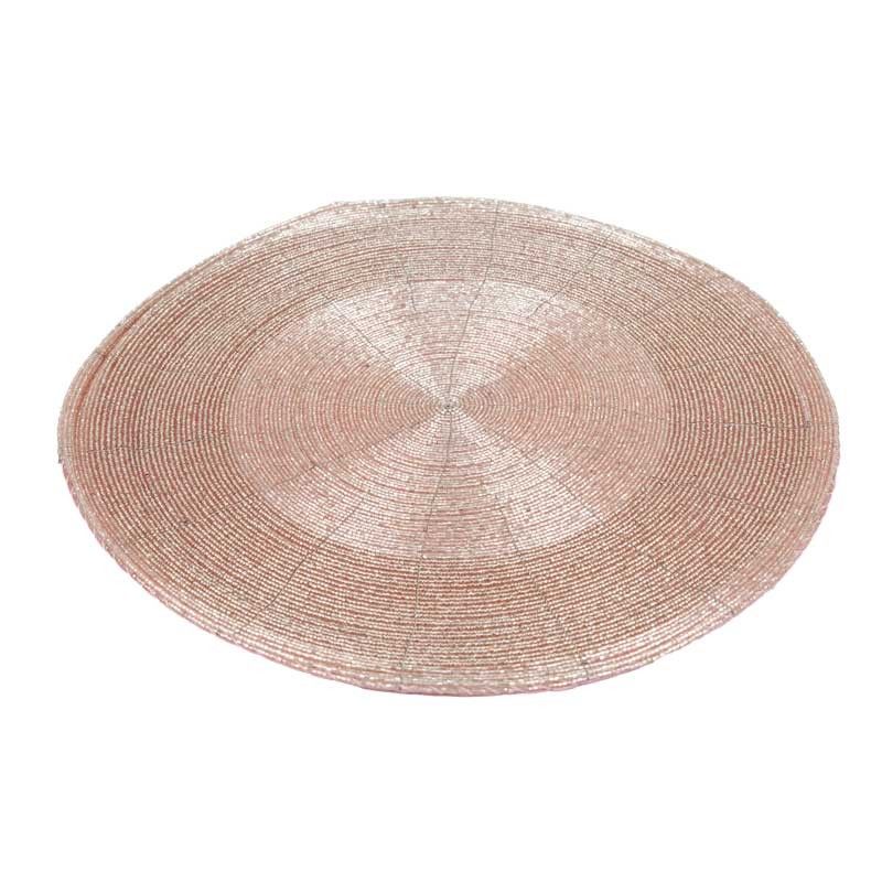 Sottopiatto Natalizio con Perline D.35 cm