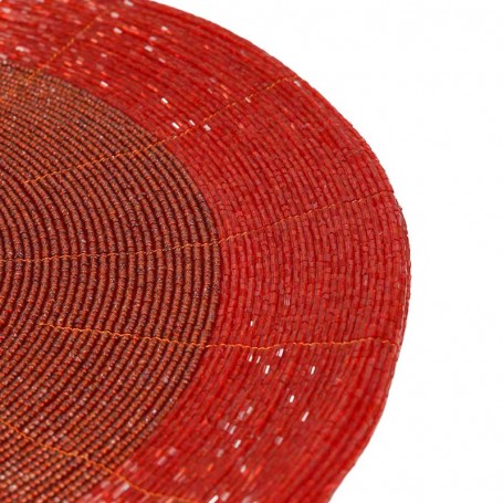 Sottopiatto Natalizio con Perline D.35 cm