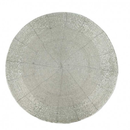 Sottopiatto Natalizio con Perline D.35 cm