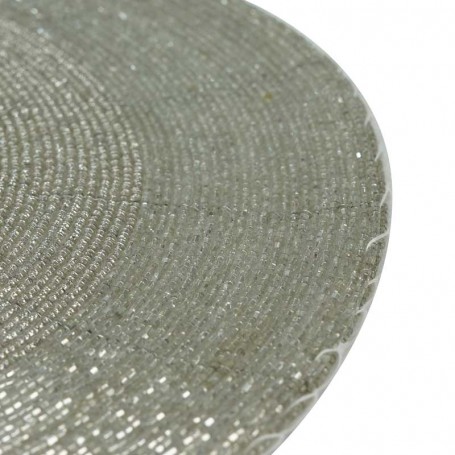 Sottopiatto Natalizio con Perline D.35 cm