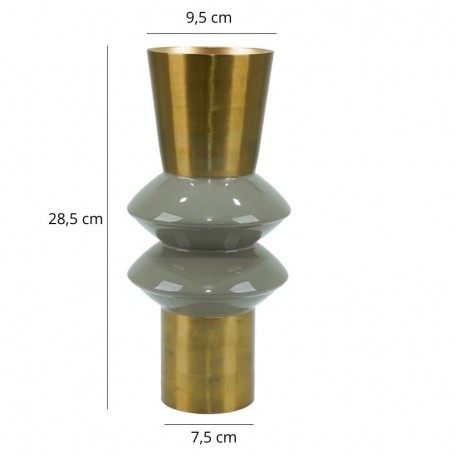 Vaso in Alluminio H.28,5 cm