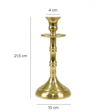 Candelabro in Alluminio Oro