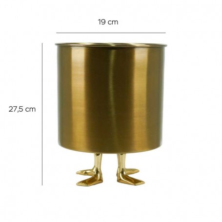 Vaso in Alluminio Oro Opaco