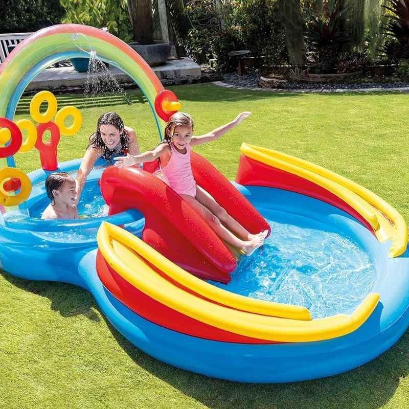 Play Center Arcobaleno 193x135x297 cm - Intex 57453