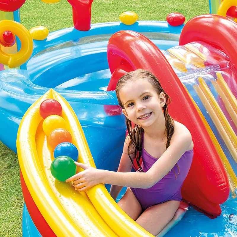 Play Center Arcobaleno 193x135x297 cm - Intex 57453