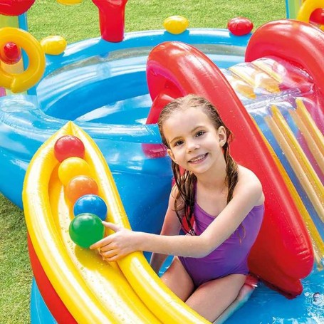 Play Center Arcobaleno 193x135x297 cm - Intex 57453